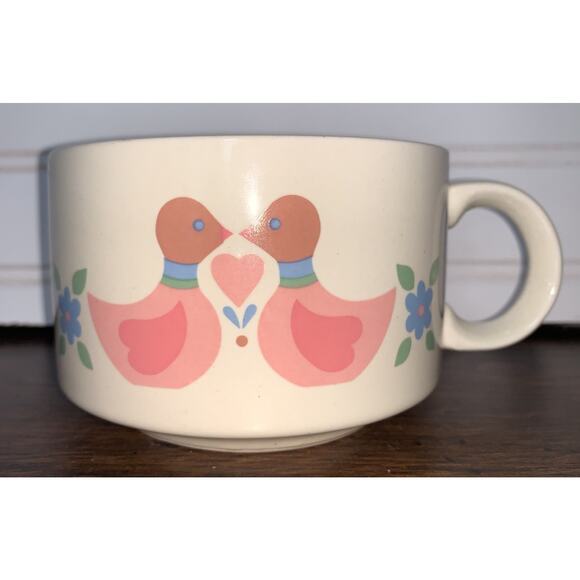 Vintage Duck Pennsylvania Dutch Soup Mug Coffee Mug Retro Duck Mug 12 fl. oz. - Picture 1 of 6